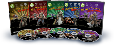 mini wargamming painting academy 5 dvd set