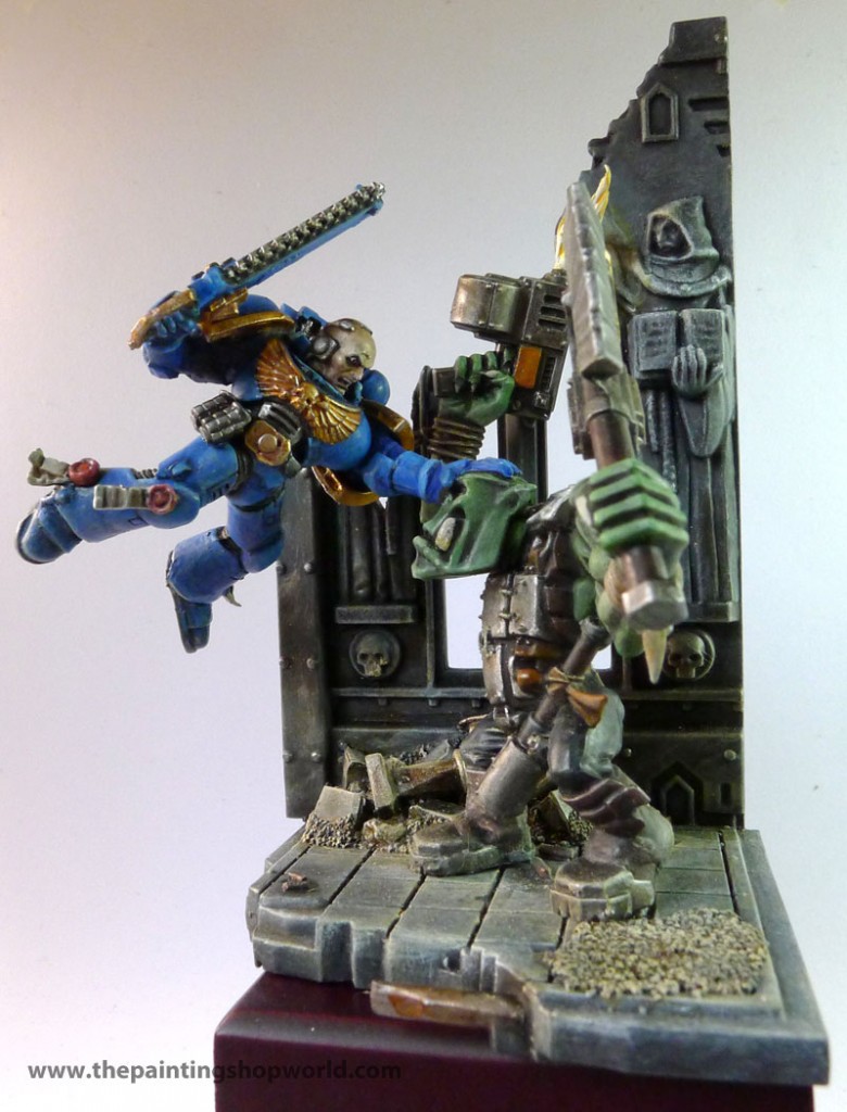 Ultramarine and Ork