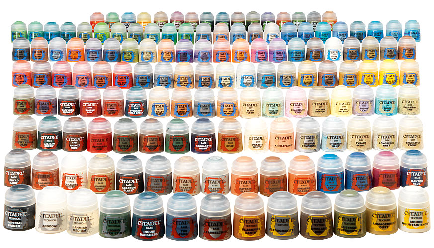 Games Workshop Paint Chart