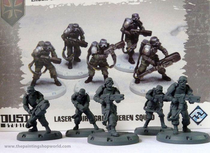 Dust Tactic Axis Laser Grenadier Squad