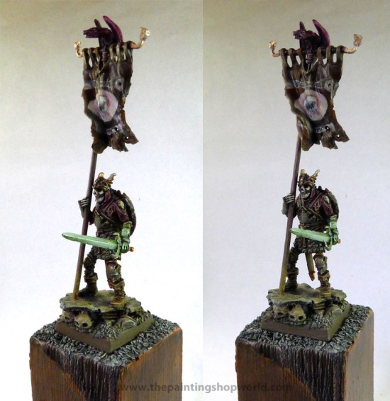 Banelegions Barrow Skeleton Banner Bearer