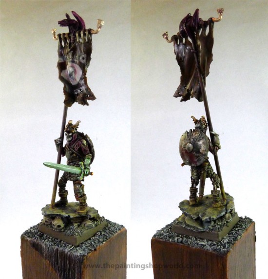 Banelegions Barrow Skeleton Banner Bearer