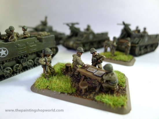 Flames of War M7 Priest Staff Team