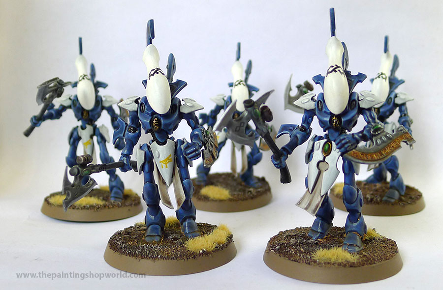 The Wraithguards followed the blue colour scheme as well. 